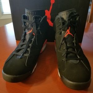 Nike Air Jordan 6 Retro Black/Infrared Size 11